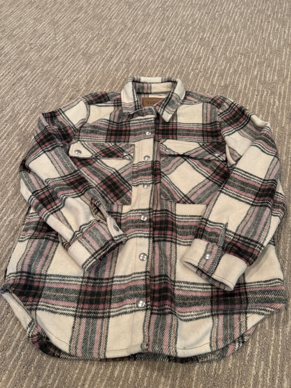 BlankNYC Plaid soft shacket